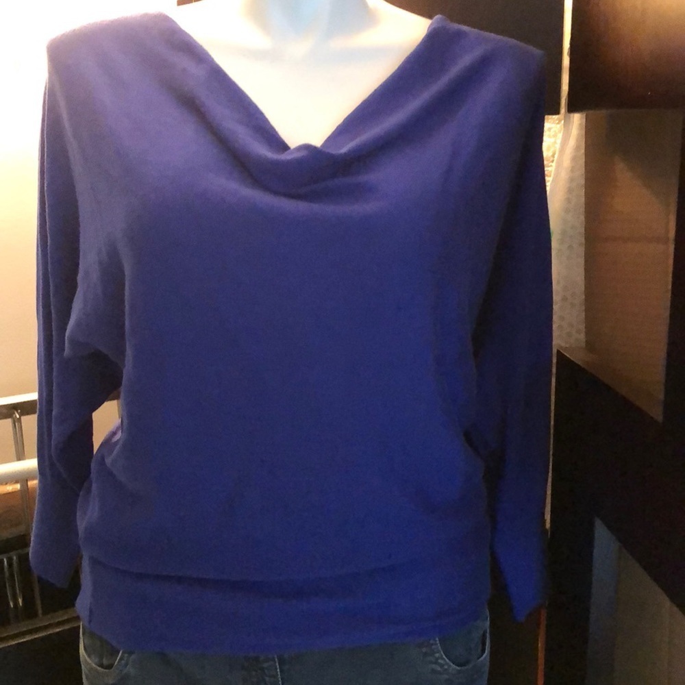 CATHERINE MALANDRINO COWL NECKLINE TOP NWT sz L
